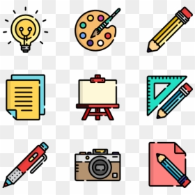 Painting Tools - Icon Paint Brush Png, Transparent Png - paint icon png
