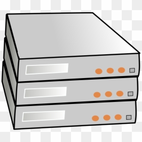 Stacked-servers Clip Arts - Server Rack Clip Art, HD Png Download - server icon.png