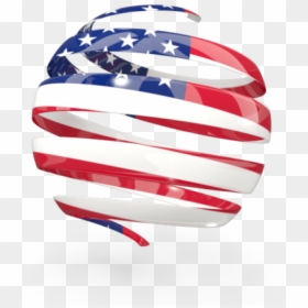 Round 3d Icon - Icon, HD Png Download - us flag icon png
