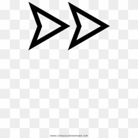 Next Arrow Coloring Page - Triangle, HD Png Download - next arrow png