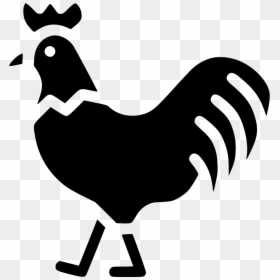 Rooster Chicken Hen Bird Livestock Farm - Livestock Farm Icon Png, Transparent Png - farm icon png