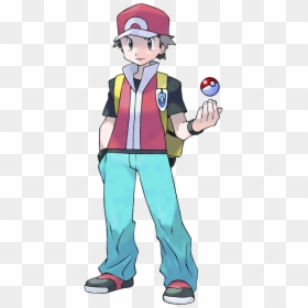 Frlgmaletrainer - Red Pokemon Fire Red, HD Png Download - png pokemon