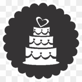 Transparent Cake Icon Png - Scalloped Circle, Png Download - cake icon png