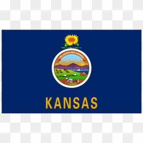 Us Ks Kansas Flag Icon - Kansas State Flag, HD Png Download - us flag icon png