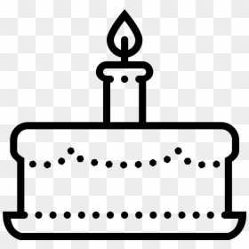 Line Art, HD Png Download - cake icon png