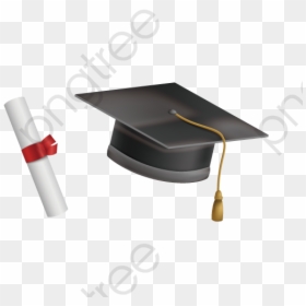 Graduation Cap Clipart High Resolution - Graduation Ceremony, HD Png Download - gold graduation cap png