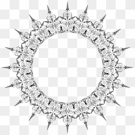 8 Pointed Star Clip Arts - Elegant Vintage Pattern Png, Transparent Png - white star icon png