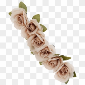 Flower Crown, Png, And Transparent Image - Beige Flower Transparent, Png Download - flowercrown png