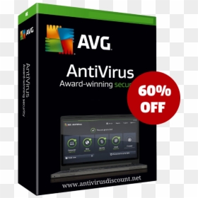 Avg Av 60off - Multimedia Software, HD Png Download - antivirus png