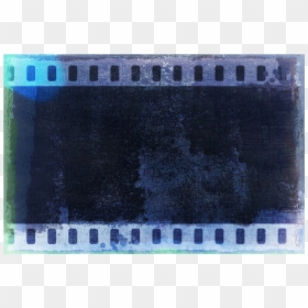 #old #film #photo #blue #frame #overlap - Microcontroller, HD Png Download - old film png