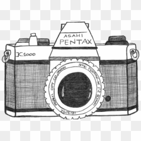 Camera Clipart Old Time X Transparent Png - Old Camera Clip Art Black And White, Png Download - old film png
