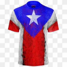 Active Shirt, HD Png Download - bandera puerto rico png