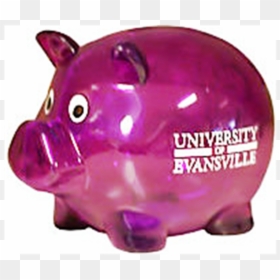 Clip Art Plastic University Of Evansville, HD Png Download - piggy bank icon png