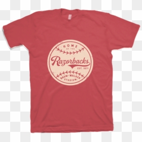 Razorback Baseball Tee "  Class= - Active Shirt, HD Png Download - razorback png