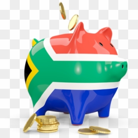 Download Flag Icon Of South Africa At Png Format - New Zealand Piggy Bank, Transparent Png - piggy bank icon png
