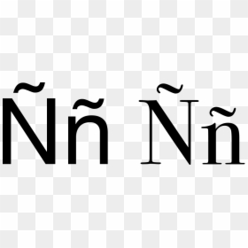 Enye Letter, HD Png Download - tilde png