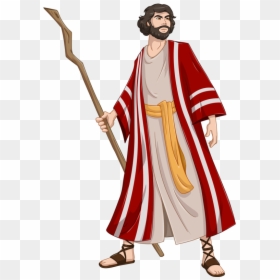 Passover Clipart Moshe - Clipart Pharaoh And Moses, HD Png Download - moses png