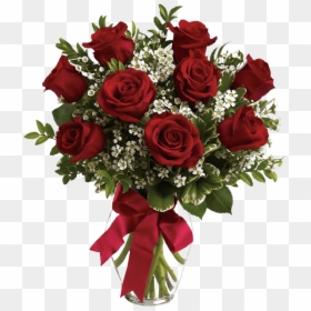 Bouquet Of Red Roses, HD Png Download - red rose png