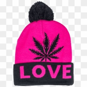 Knit Cap, HD Png Download - weed leaf png