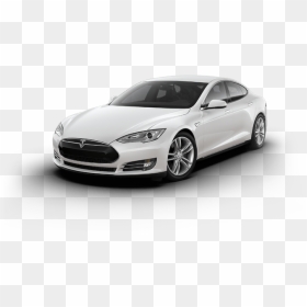 Tesla Model S White Background, HD Png Download - model png
