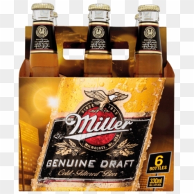 Miller Genuine Draft, HD Png Download - beer bottle png