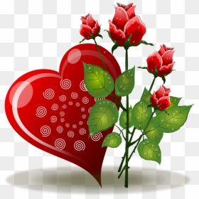 Love Rose Flower Png, Transparent Png - red rose png