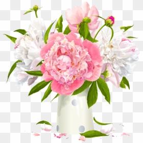 Free Pink Peony Clipart, HD Png Download - png flowers