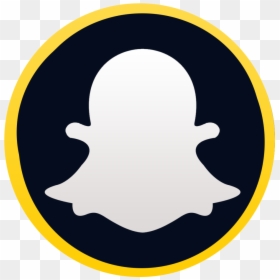 Snapchat Logo Negro Png, Transparent Png - snapchat logo png transparent background