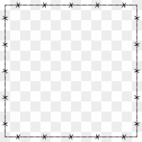 Barbed Wire Border Clipart, HD Png Download - barbed wire png
