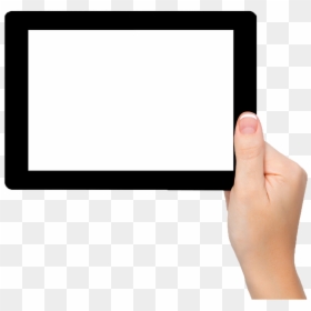 Tablet On Hand, HD Png Download - tablet png