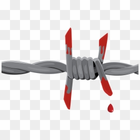 Barbed Wire Free Vector, HD Png Download - barbed wire png