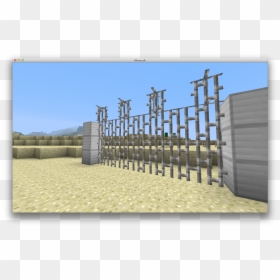 Minecraft Barbed Wire Fence, HD Png Download - barbed wire png