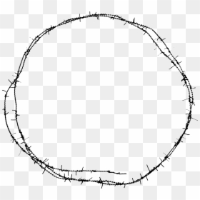 Circle, HD Png Download - barbed wire png