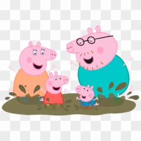 Peppa Pig Family, HD Png Download - peppa pig png