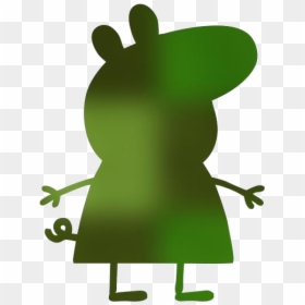 Peppa Pig Silhouette, HD Png Download - peppa pig png