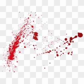 Blood Splatter Transparent Vector, HD Png Download - blood drip png
