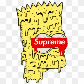 Bart Simpson Drawings Supreme, HD Png Download - tumblr pngs