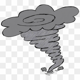 Hurricane Cartoon No Background, HD Png Download - tornado png