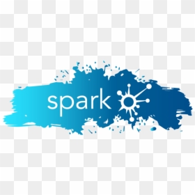 Blue Color Splash Png, Transparent Png - spark png