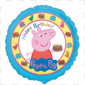 Peppa Pig Birthday Balloon, HD Png Download - peppa pig png