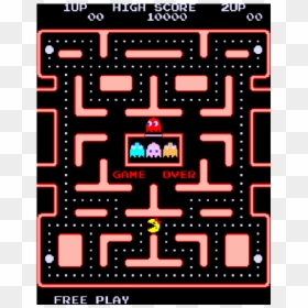 Ms Pac Man Maze, HD Png Download - pacman png