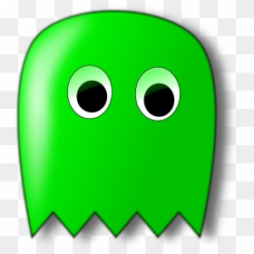 Green Pacman Ghost Gif, HD Png Download - pacman png
