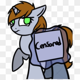 Fallout Equestria Saucy, HD Png Download - censored png