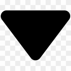 Triangle, HD Png Download - down arrow png