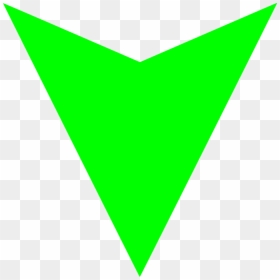 Down Green Arrow Png, Transparent Png - down arrow png