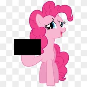 Pinkie Pie Holding A Pie, HD Png Download - censored png