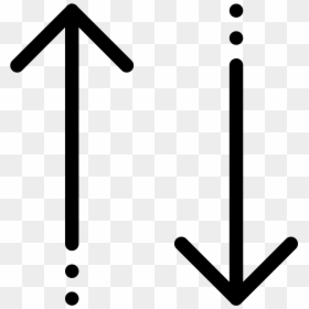 Fleche Haut Et Bas, HD Png Download - down arrow png