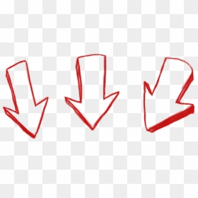 3 Arrows, HD Png Download - down arrow png