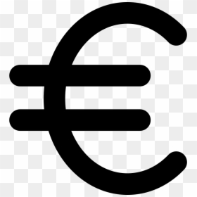 Euro Currency Symbol, HD Png Download - money sign png