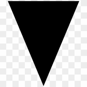 Черный Треугольник Png, Transparent Png - down arrow png